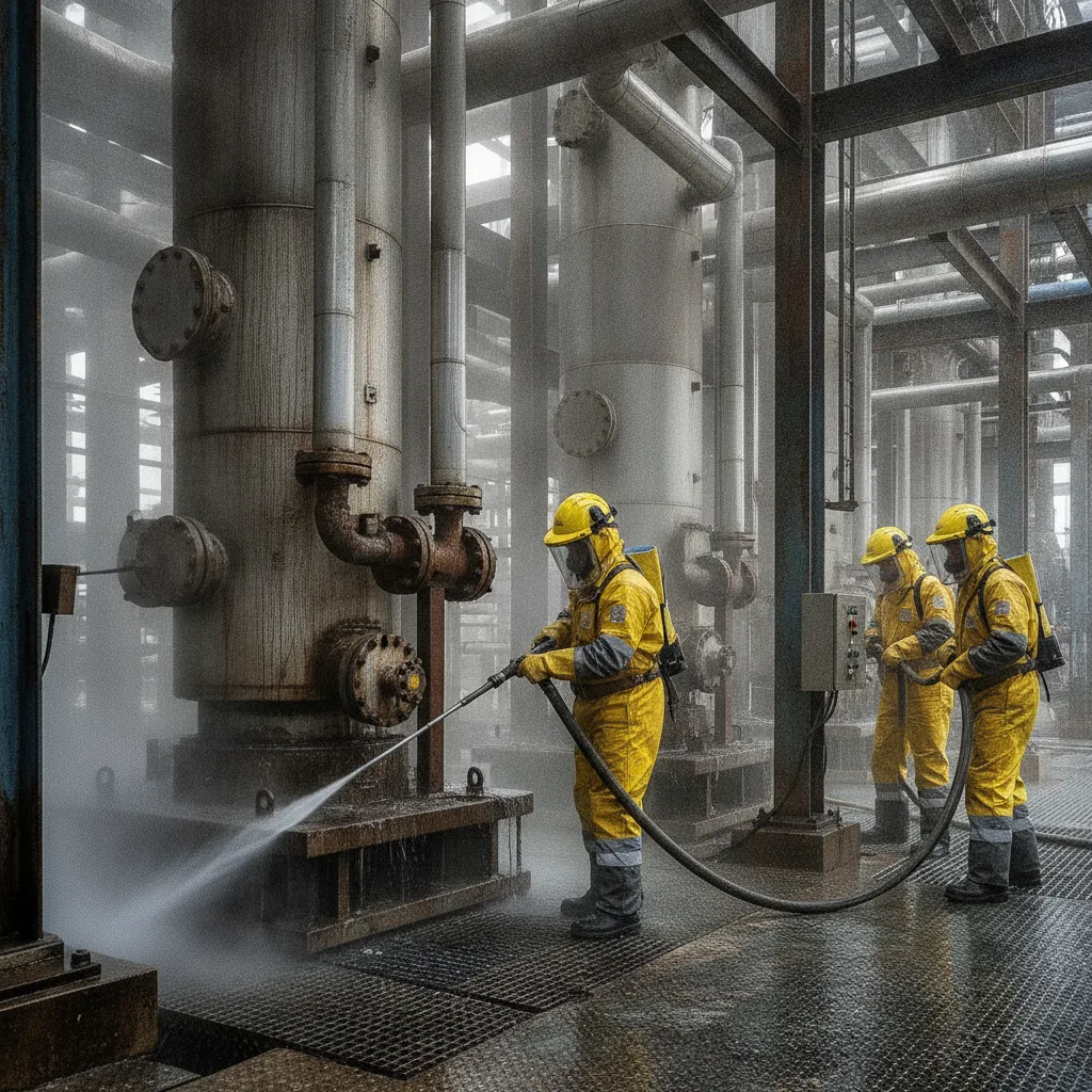 nettoyage site industriel pétrochimie