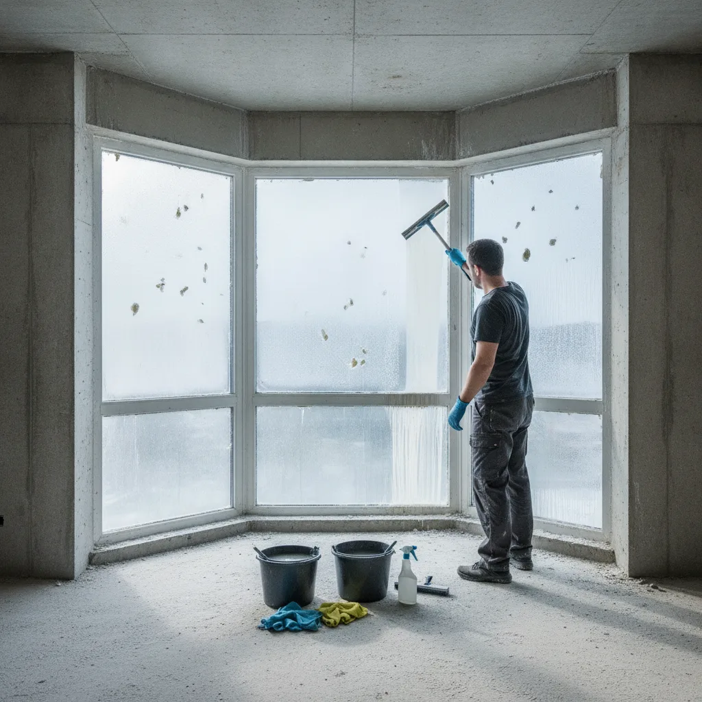 Nettoyage vitres après chantier construction – guide 2026 - nettoyage vitres apres chantier construction