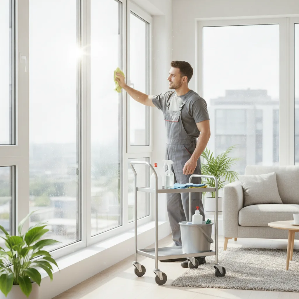 nettoyage vitres après chantier construction